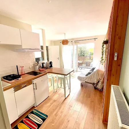 Appartement Joli Studio, Bassin D'arcachon, Parking Privé, Balcon La Teste-de-Buch